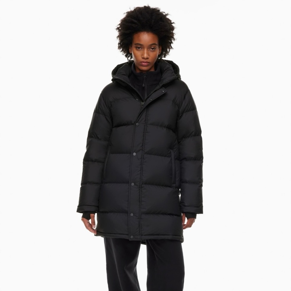 Aritzia Super Puff Mid Coat - Black